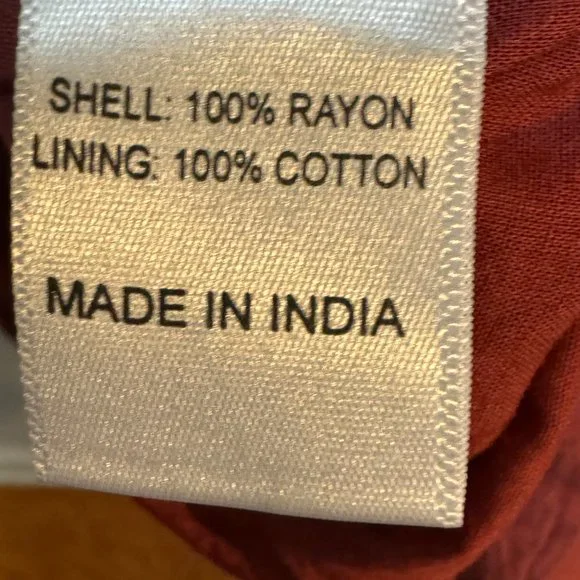 Jessakae Collection size XL midi red pear 3/4 sleeve dress - Picture 8 of 13